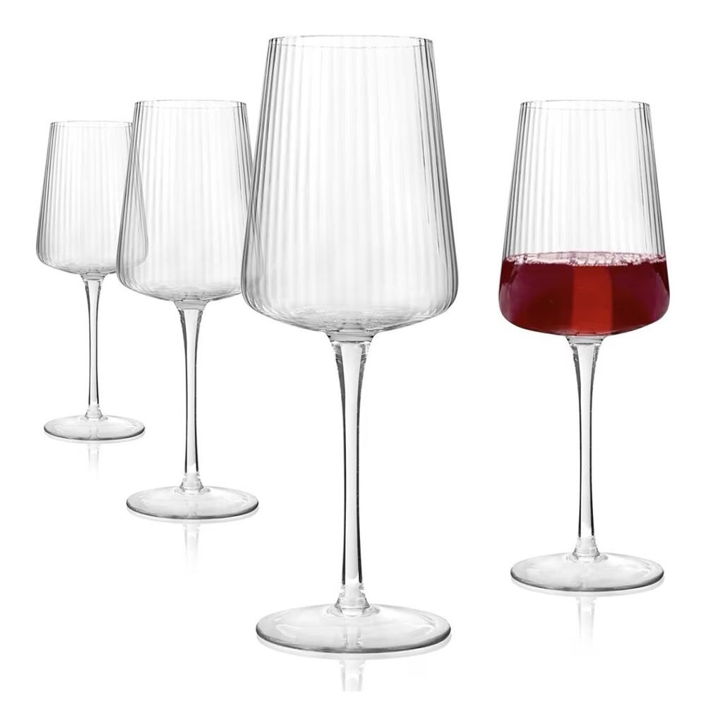 ARTLAND Soho Optic 14 oz Goblet, Set of 4
